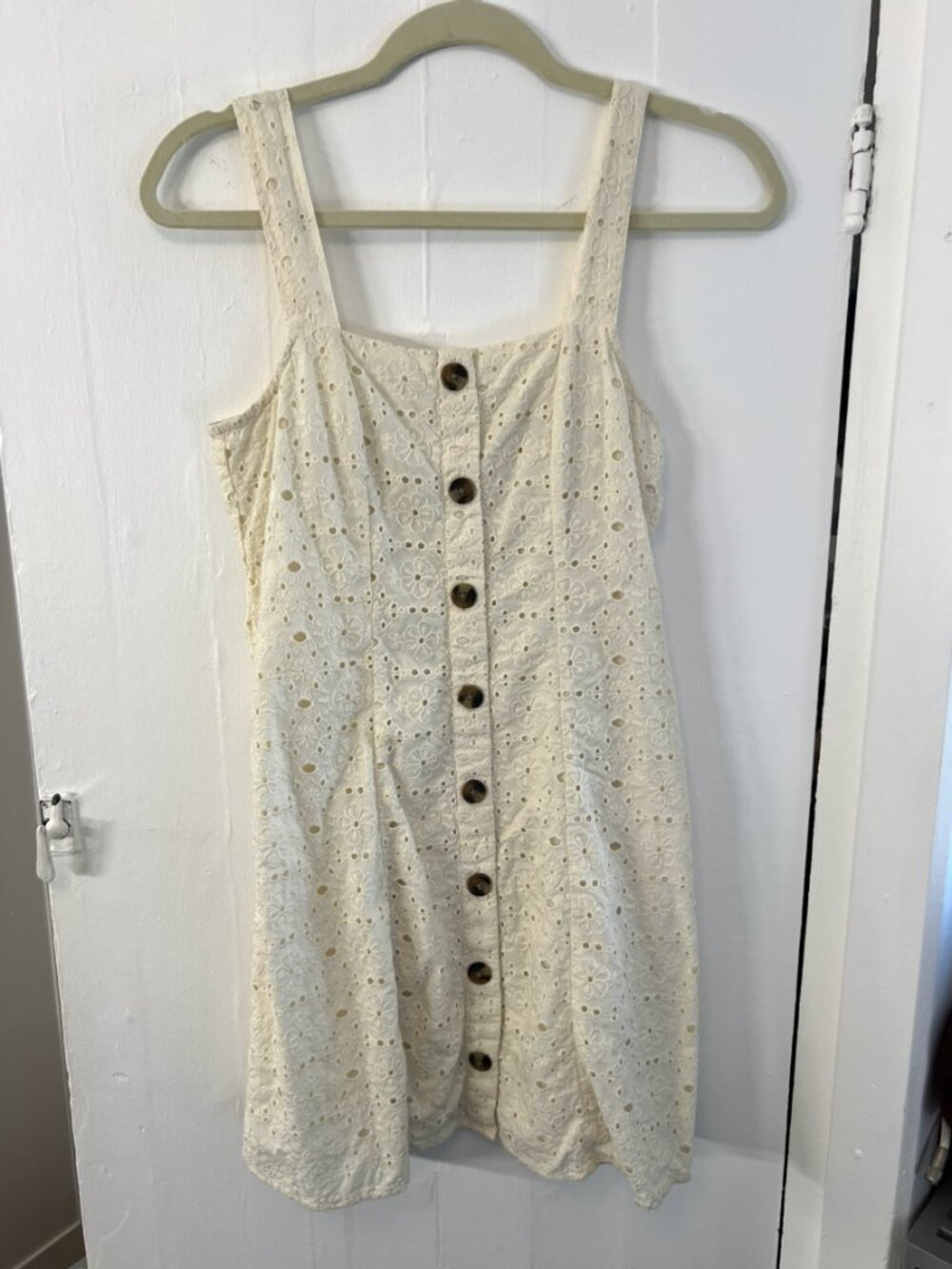 American Eagle Floral Eyelet Mini Dress